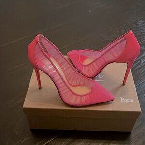 Louboutin hot pink heels, will negotiate